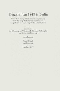 Produktbild: Flugschriften 1848 in Berlin