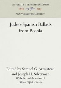 Produktbild: Judeo-Spanish Ballads from Bosnia
