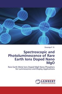 Produktbild: Spectroscopic and Photoluminescence of Rare Earth Ions Doped Nano MgO