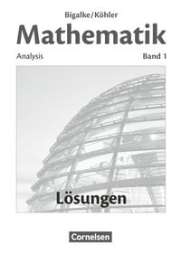 Produktbild: Mathematik - Allgemeine Ausgabe - Band 1 - L&ouml;sungen zum Sch&uuml;lerbuch
