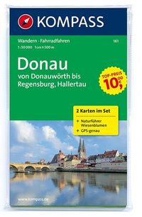 KOMPASS Wanderkarten-Set 161 Donau - von Donauwörth bis Regensburg (2 Karten) 1:50.000 Kompass-Karten GmbH