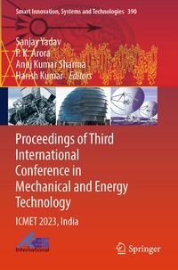 Produktbild: Proceedings of Third International Conference in Mechanical and Energy Technology