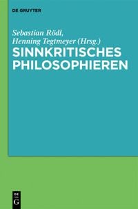 Produktbild: Sinnkritisches Philosophieren