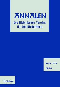 Produktbild: Annalen des Historischen Vereins f&uuml;r den Niederrhein