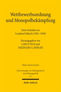 Produktbild: Wettbewerbsordnung und Monopolbek&auml;mpfung