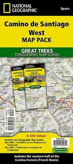 Produktbild: Camino de Santiago West Map Map Pack Bundle