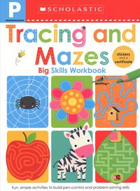 Produktbild: Tracing and Mazes Pre-K Workbook: Scholastic Early Learners (Big Skills Workbook)