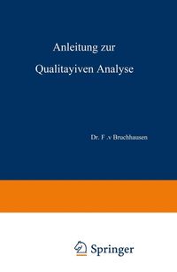 Produktbild: Anleitung zur Qualitativen Analyse