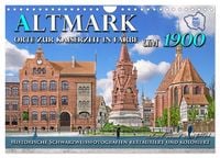 Produktbild: Altmark um 1900 - Orte zur Kaiserzeit in Farbe &ndash; kolorierte Fotografien (Wandkalender 2026 DIN A4 quer), CALVENDO Monatskalender