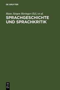 Produktbild: Sprachgeschichte und Sprachkritik