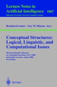 Produktbild: Conceptual Structures: Logical, Linguistic, and Computational Issues