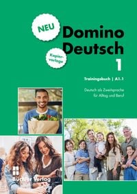 Produktbild: Domino Deutsch 1 NEU ꟾ Trainingsbuch Kopiervorlage A1.1