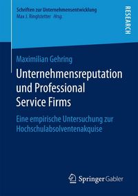 Produktbild: Unternehmensreputation und Professional Service Firms