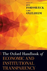 Produktbild: Oxford Handbook of Economic and Institutional Transparency