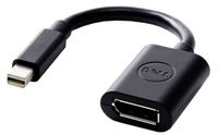 Dell 470-13627 DisplayPort / Mini-DisplayPort Adapter [1x Mini-DisplayPort Stecker - 1x DisplayPort Buchse] Schwarz  20.30 cm
