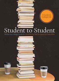 Produktbild: Student to Student: A Guide to College Life