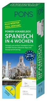 Bild vom Artikel PONS Power-Vokabelbox Spanisch in 4 Wochen vom Autor 