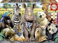 Produktbild: Educa - Lustige Zootiere - Puzzle 300 Teile
