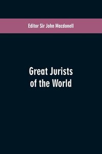 Produktbild: Great Jurists of the World