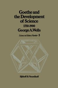 Produktbild: Goethe and the Development of Science 1750-1900