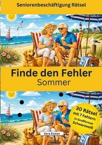 Produktbild: Finde den Fehler Sommer - Seniorenbesch&auml;ftigung R&auml;tsel - Grossformat