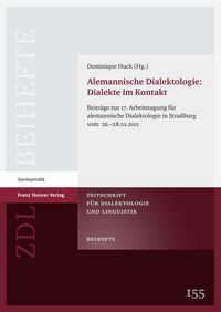 Produktbild: Alemannische Dialektologie: Dialekte im Kontakt