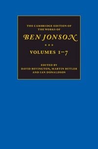 Produktbild: The Cambridge Edition of the Works of Ben Jonson 7 Volume Set