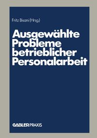 Produktbild: Ausgew&auml;hlte Probleme betrieblicher Personalarbeit