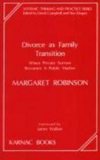 Produktbild: Robinson, M: Divorce as Family Transition