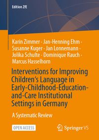 Produktbild: Interventions for Improving Children&lsquo;s Language in Early-Childhood-Education-and-Care Institutional Settings in Germany