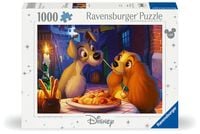 Produktbild: Erwachsenenpuzzle 1000 Teile - Disney Classics - Susi und Strolch