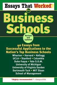 Produktbild: Essays That Worked for Business Schools (Revised)