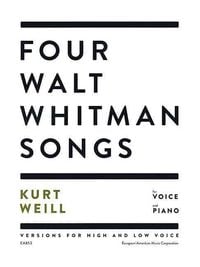 Produktbild: Four Walt Whitman Songs