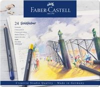 Faber-Castell Farbstifte Goldfaber, 24er Set Metalletui 