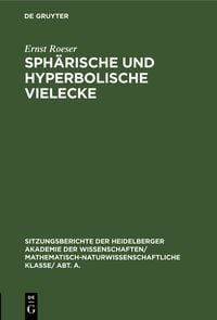 Produktbild: Sph&auml;rische und hyperbolische Vielecke