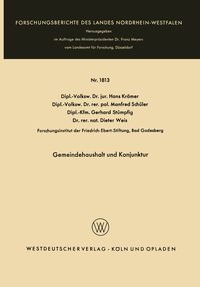 Produktbild: Gemeindehaushalt und Konjunktur