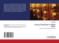Produktbild: Library Catalouge in Olden Days: