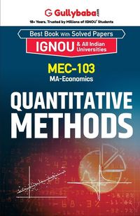 Produktbild: MEC-103 Quantitative Methods