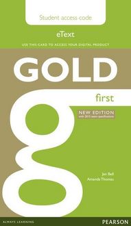 Produktbild: Bell, J: Gold First New Edition eText Student Access Card