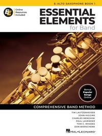 Produktbild: Essential Elements for Band - Eb Alto Saxophone Book 1 with Eei Online Resources Eb Alto Sax Method Songbook and Sheet Music for School Band Students and Teachers Comprehensive Band Method