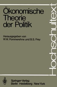 Produktbild: &Ouml;konomische Theorie der Politik