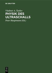 Produktbild: Physik des Ultraschalls