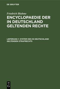 Produktbild: System des in Deutschland geltenden Strafrechts