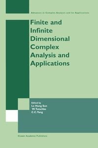Produktbild: Finite or Infinite Dimensional Complex Analysis and Applications