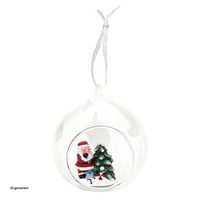 Produktbild: SIGRO Figur in Glaskugel Weihnachtsmann mit Geschenken
