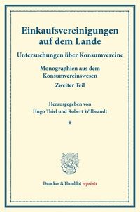 Produktbild: Einkaufsvereinigungen auf dem Lande.