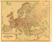 Produktbild: Historische Verkehrskarte von EUROPA 1942 [gerollt]