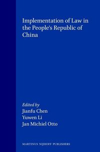 Produktbild: Implementation of Law in the People's Republic of China