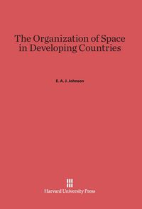 Produktbild: The Organization of Space in Developing Countries