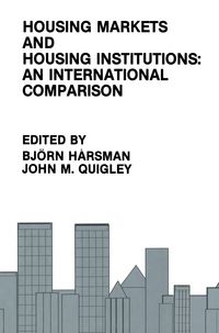 Produktbild: Housing Markets and Housing Institutions: An International Comparison